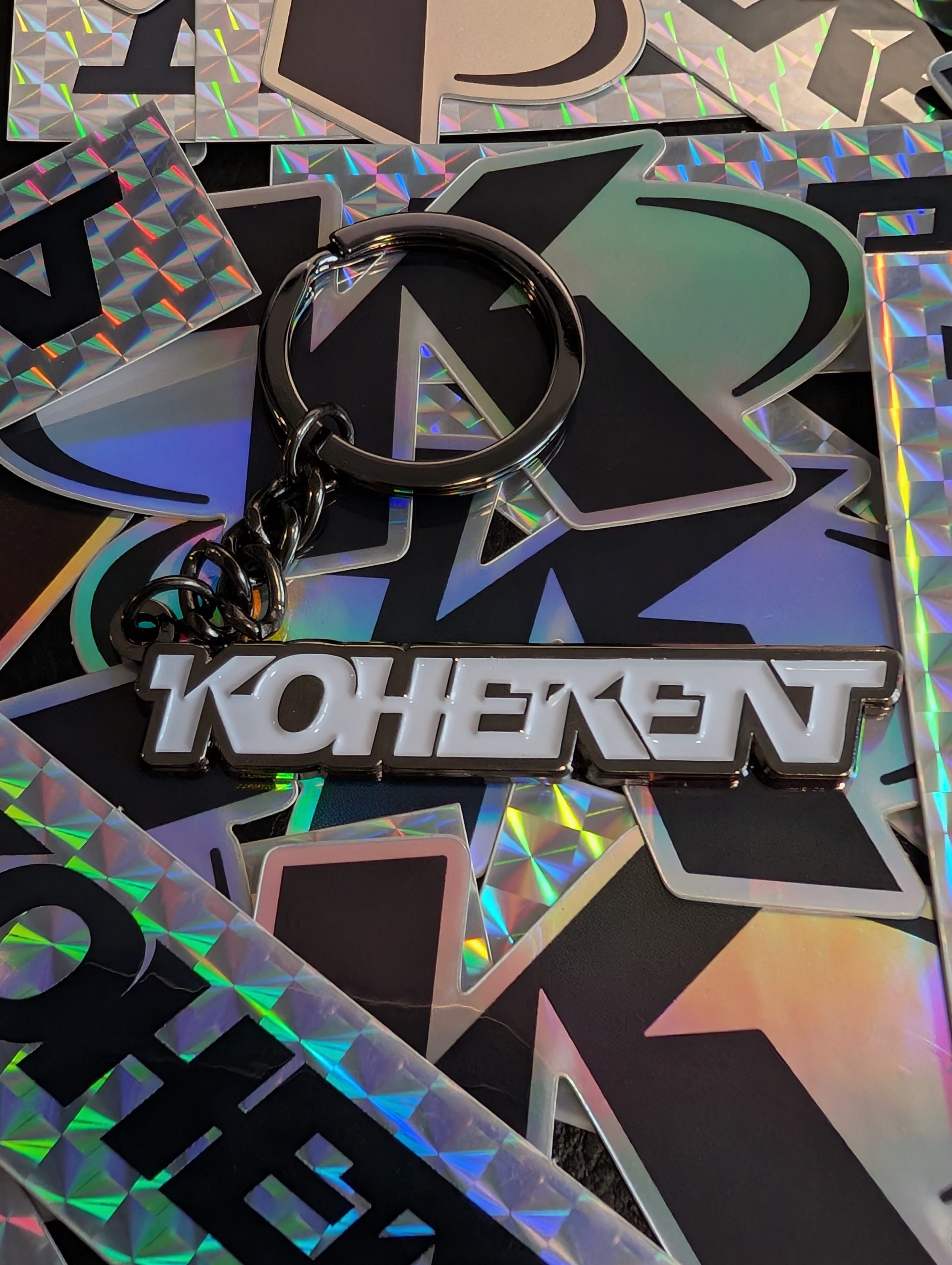 Koherent Limited Keyring & Sticker Pack