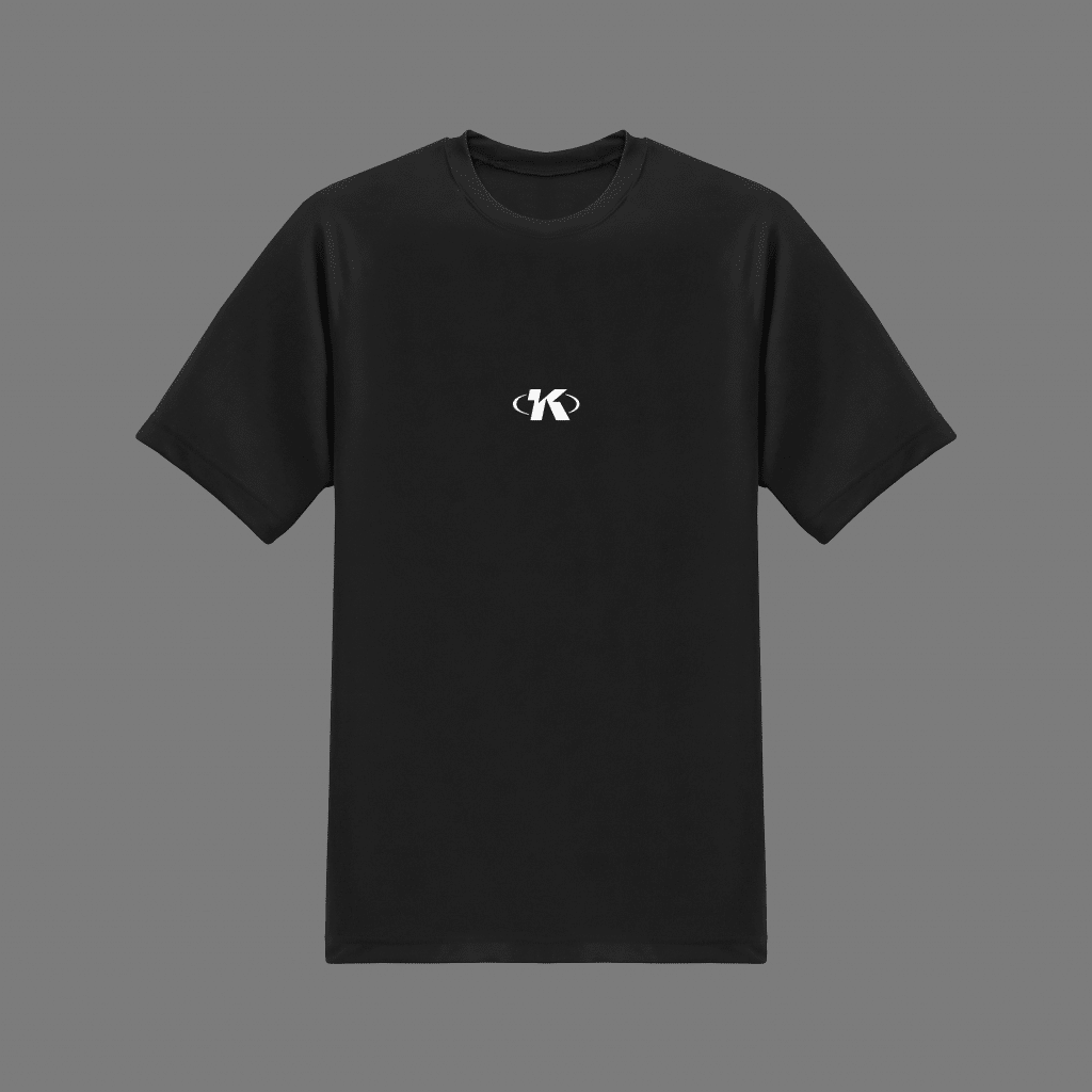 Koherent Classic Black Embroidered Tee